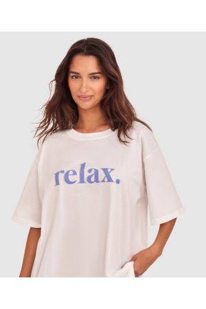 Relax Short Sleeve Tee - Ivory