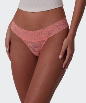 Eva V String - Dark Coral