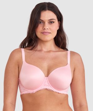 Body Bliss Lace Full Cup Bra - Light Pink