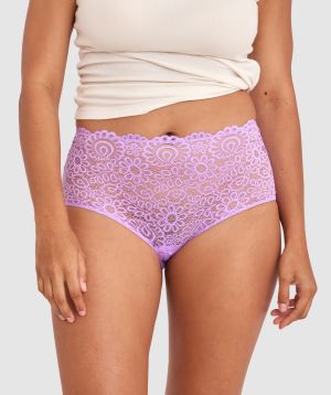 Audrey Full Brief - Light Purple